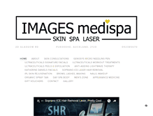 Tablet Screenshot of imagesmedispa.co.nz